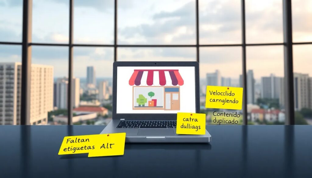 Errores típicos de SEO en tiendas pequeñas que usan WooCommerce